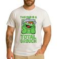 Sesame Street Father's Day Total Grouch Dad Men's Casual T-Shirt White