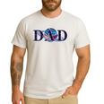 Space Dad Family Matching Mom Space Birthday Theme Party Men's Casual T-Shirt White