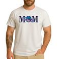 Space Mom Family Matching Dad Space Birthday Theme Party Men's Casual T-Shirt White