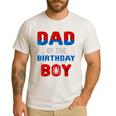 Spider Web Birthday Party Dad Of The Birthday Boy Men's Casual T-Shirt White