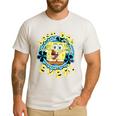 Spongebob Squarepants Father's Day Best Dad Ever Men's Casual T-Shirt White Spongebob Squarepants Father's Day Best Dad Ever Men's Casual T-Shirt White