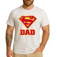 Superman Super Dad Men's Casual T-Shirt White