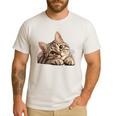 Tabby Cat Mom Dad Pet Shop Tabby Cats Kitten Tabby Cat Men's Casual T-Shirt White