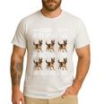Things I Do In My Spare Time German Shepherd Dog Dad Mom Men's Casual T-Shirt White