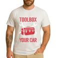 My Toolbox Costs More Than Your Car Mechanic Dad Rrepair Guy Men's Casual T-Shirt White