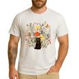 Tortie Cat Owner Flowers Tortie Cat Mom Tortie Cat Dad For Men Women Kids Men's Casual T-Shirt White