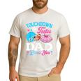 Touchdown Or Tutu Dad Loves You Gender Reveal Family Men's Casual T-Shirt White