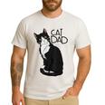 Tuxedo Cat Dad Cat Dad Tuxedo Cat Dad Men's Casual T-Shirt White Tuxedo Cat Dad Cat Dad Tuxedo Cat Dad Men's Casual T-Shirt White