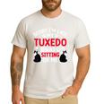 Tuxedo Cat Owner Tuxedo Cat Dad Tuxedo Cat Mom Men's Casual T-Shirt White
