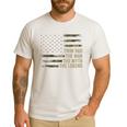 Twin Dad Camo USA Flag Twin Dad The Man The Myth The Legend Men's Casual T-Shirt White