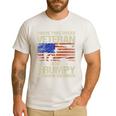 I Have Two Titles Veteran And Grumpy Dad Papa Grandpa Men's Casual T-Shirt White