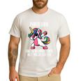 Unicorn Dad Girl Birthday Party Clothing Papacorn Men's Casual T-Shirt White