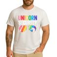 Unicorn Security Birthday Family Halloween Costume Mom Dad Men's Casual T-Shirt White Unicorn Security Birthday Family Halloween Costume Mom Dad Men's Casual T-Shirt White