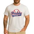 Vintage Baseball Daddy Of The Rookie Men's Casual T-Shirt White Vintage Baseball Daddy Of The Rookie Men's Casual T-Shirt White