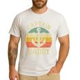 Vintage Captain Daddy Boat Pontoon Dad Fishing Sailor Anchor Men's Casual T-Shirt White Vintage Captain Daddy Boat Pontoon Dad Fishing Sailor Anchor Men's Casual T-Shirt White