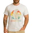 Vintage Fatherhood Is A Walk In The Park Dad T Rex Dinosaur Men's Casual T-Shirt White