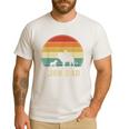 Vintage Lion Dad Father Grandpa Father's Day Men's Casual T-Shirt White