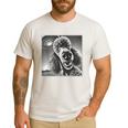 Vintage Poodle Selfie With UFO Alien Photobooth Dog Mom Dad Men's Casual T-Shirt White Vintage Poodle Selfie With UFO Alien Photobooth Dog Mom Dad Men's Casual T-Shirt White