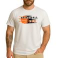 Vintage Proud Basketball Dad Fathers Day Basketball Player Men's Casual T-Shirt White