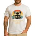 Vintage Raccoon Dad Raccoon Lovers Daddy Father's Day Men's Casual T-Shirt White Vintage Raccoon Dad Raccoon Lovers Daddy Father's Day Men's Casual T-Shirt White