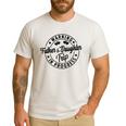 Warning Father Daughter Trip In Progress Trip With Dad Men's Casual T-Shirt White