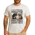 Whatever Daddy Wants Daddy Gets Raccoon Alpha Meme Men's Casual T-Shirt White
