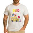 The Wheels On The Bus Dad Birthday Crew Party Toddler Kids Men's Casual T-Shirt White