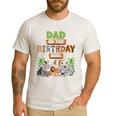 Wild Dad Of The Birthday Girl Zoo Safari Jungle Animal Men's Casual T-Shirt White
