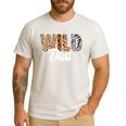 Wild Dad Zoo Born Two Be Wild B-Day Safari Jungle Animal Men's Casual T-Shirt White Wild Dad Zoo Born Two Be Wild B-Day Safari Jungle Animal Men's Casual T-Shirt White