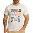 Wild Dada Zoo Theme Birthday Safari Jungle Matching Party Men's Casual T-Shirt White