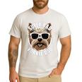 Yorkie Dad Father’s Day Yorkshire Terrier Dog Dad Men's Casual T-Shirt White