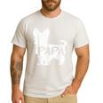 Yorkshire Terrier Papa Dog Puppy Doggie Pet Lover Yorkie Dad Men's Casual T-Shirt White