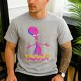 American Dad Outer Space Roger Cartoon Men's Casual T-Shirt Sport Grey
