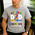 Autism Dad Puzzle Ribbon Proud Son Hero Autism Awareness Men's Casual T-Shirt Sport Grey Autism Dad Puzzle Ribbon Proud Son Hero Autism Awareness Men's Casual T-Shirt Sport Grey