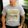Ball Python Dad With Bigger Balls Snake Ball Python Men's Casual T-Shirt Sport Grey