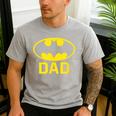 Batman Bat Dad Men's Casual T-Shirt Sport Grey
