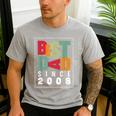 Best Dad Since 2009 Fathers Day Retro Vintage Men's Casual T-Shirt Sport Grey