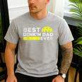 Best Dink'n Dad Ever Pickleball Men's Casual T-Shirt Sport Grey