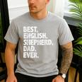 Best English Shepherd Dad Ever Dog Owner Daddy Father's Day Men's Casual T-Shirt Sport Grey Best English Shepherd Dad Ever Dog Owner Daddy Father's Day Men's Casual T-Shirt Sport Grey
