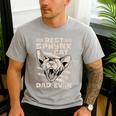 Best Sphynx Cat Dad Ever Apparel For Animal Lover Men Women Men's Casual T-Shirt Sport Grey