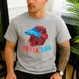 Betta Dad Betta Fish Lover Betta Fish Dad Betta Fish Boy Men's Casual T-Shirt Sport Grey Betta Dad Betta Fish Lover Betta Fish Dad Betta Fish Boy Men's Casual T-Shirt Sport Grey