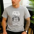 Biker Dad Like a Normal Dad Only Cooler Motorcyclist Men's Casual T-Shirt Sport Grey