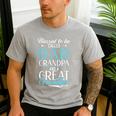 Blessed To Be Called Dad Grandpa And a Great Grandpa Men's Casual T-Shirt Sport Grey