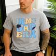 In My Blue Dad Era Cool Dad Father's Day Men's Casual T-Shirt Sport Grey In My Blue Dad Era Cool Dad Father's Day Men's Casual T-Shirt Sport Grey