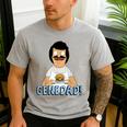 Bob's Burgers Gene Dad Portrait Men's Casual T-Shirt Sport Grey