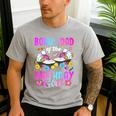Bonus Dad Of The Birthday Girl Rolling Skate Bday Family Men's Casual T-Shirt Sport Grey
