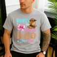 Boots Or Bows Dad Loves You Gender Reveal Daddy Men's Casual T-Shirt Sport Grey Boots Or Bows Dad Loves You Gender Reveal Daddy Men's Casual T-Shirt Sport Grey