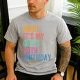 Bruh It's My Dad's 40th Birthday 40 Years Old Dad Men's Casual T-Shirt Sport Grey