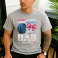 Burnouts Or Bows Your Dad Loves You Gender Reveal Men's Casual T-Shirt Sport Grey