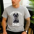 Cane Corso Dad Italian Mastiff T-Shirt Men's Casual T-Shirt Sport Grey